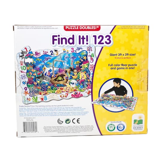 Puzzle Doubles! - Find It! 123: 50 Pcs